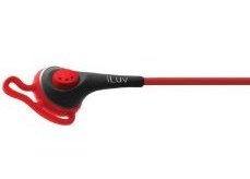 iLuv IEP416 Red Sports Earphones