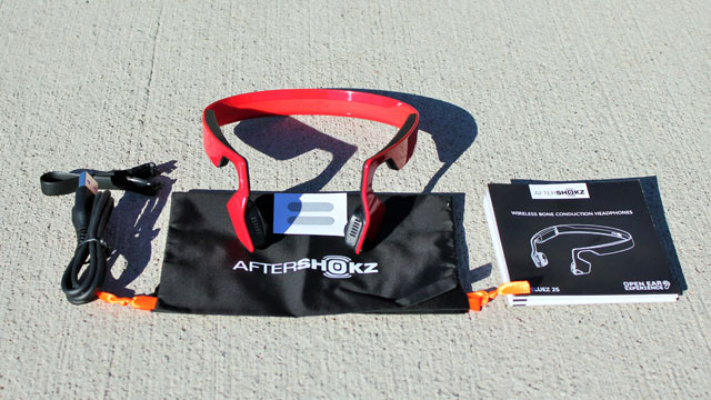 AfterShokz Bluez 2s included in the box.